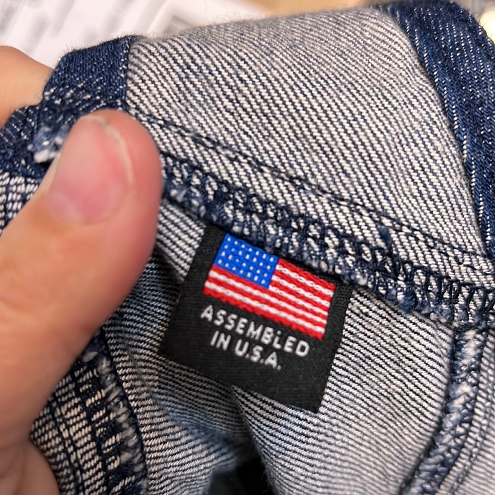 NWT PATAGONIA STEEL FORGE BLUE DEMIN BIB OVERALLS XS - Picture 15 of 16